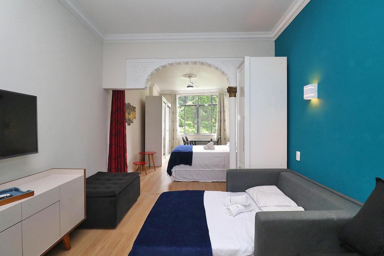 里约热内卢Fantastico 1 Quarto E Sala Em Copacabana Com Vista Para Natureza公寓 外观 照片