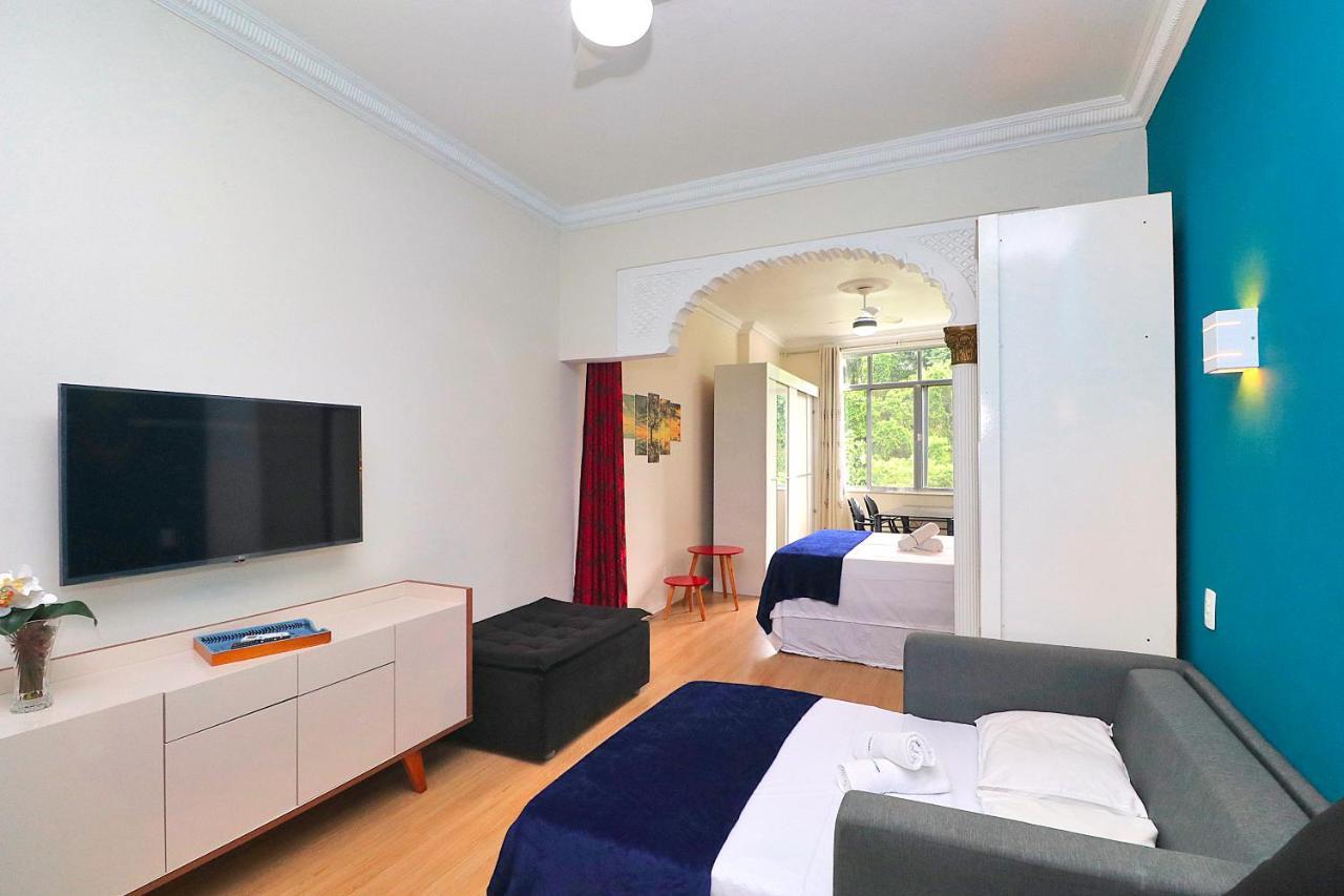 里约热内卢Fantastico 1 Quarto E Sala Em Copacabana Com Vista Para Natureza公寓 外观 照片